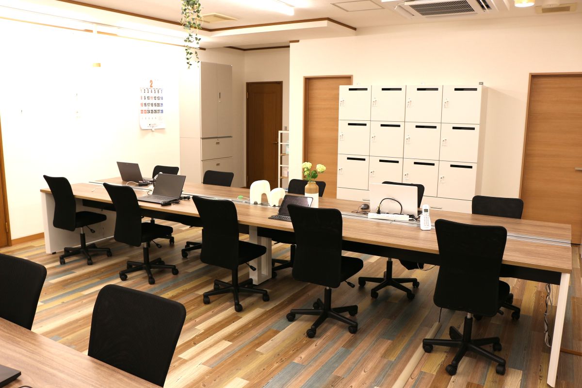 ひと花 訪問看護リハビリステーション 業務中の一コマ