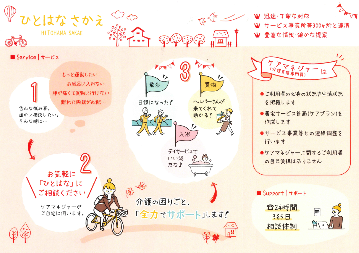 ひとはなさかえ パンフレット裏面