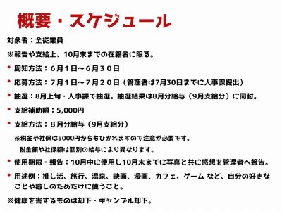 応援制度2025